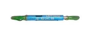 4-40 UNC-3B ~ Medidor de enchufe de rosca ~ Go No/Go ~ 0,112 días ~ 40 TPI ~ MANO IZQUIERDA - Imagen 1 de 1