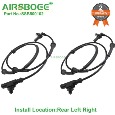 2X Sensor de velocidad de rueda ABS trasero izquierdo derecho para Land Rover LR3 LR4 SSB500100 Foto 1 de 4