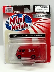 Mini Metals HO 1/87 Swift Meats Furgone Consegna Metro Internazionale. 30386. Nuovo - Foto 1 di 3