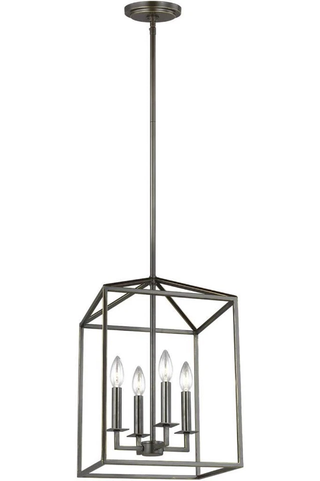 Sea Gull Perryton 4 Light 12 inch Foyer Pendant, Heirloom Bronze, 5215004-782 - Image 1 of 1