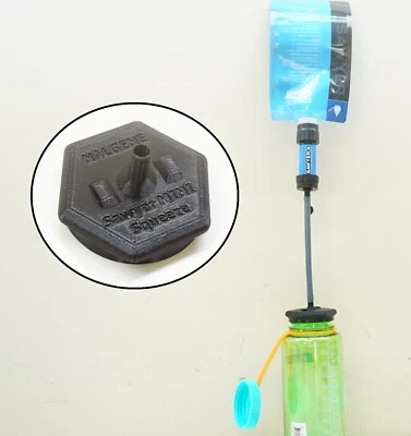 WOP Wide Mouth Nalgene Bottle Threaded Adapter for Sawyer MINI Squeeze