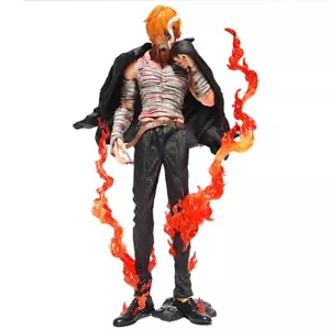One Piece Figures GK Bath Blood Sanji Anime Action Figure PVC Model Decorations - Picture 1 of 7