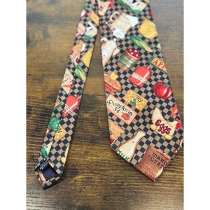Corbata Beans McGee tema de comida vintage - Imagen 1 de 4