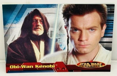 2001 Topps Star Wars Evolution Promo Card P2 Obi Wan Kenobi - Image 1 of 2