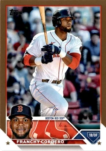 2023 Topps #42 Franchy Cordero Gold #/2023 Boston Red Sox - Foto 1 di 2