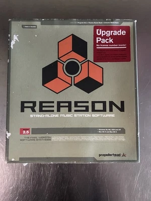 Reason 2.5 Stand-Alone Music Station Software | Upgrade Pack | See Pictures - Image 1 of 4