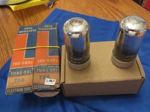 Radio tubes Two Tung-sol  7x6 Nos - Picture 1 of 1