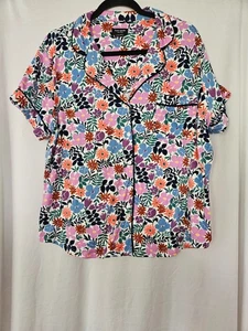 Kate Spade New York Damen große weiche mehrfarbige Blumen Knopfleiste - Bild 1 von 9