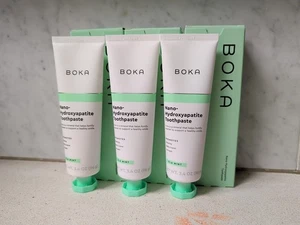 3er Pack Boka Nano Hydroxylapatit Zahnpasta Ela Mint 3,4 Unzen Ablaufdatum 04/28 - Bild 1 von 3
