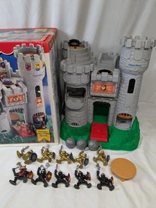 VINTAGE 1994 Fisher Price GREAT ADVENTURE CASTLE w/ Figures Original BOX - Picture 1 of 20