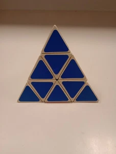 TOMY Pyraminx Twist Pyramid Puzzle Rubiks Cube Brain Teaser Game Vintage 1980s - Picture 1 of 3