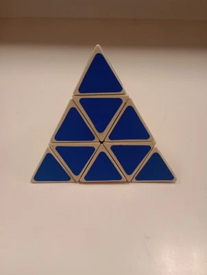 TOMY Pyraminx Twist Pyramid Puzzle Rubiks Cube Brain Teaser Game Vintage 1980s - Image 1 of 3