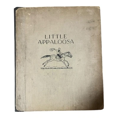 1951 Little Appaloosa Vtg HC Kids Horse Book 3rd Printing Berta & Elmer Hader Foto 1 de 4