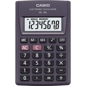 Casio HL-4A Taschenrechner Anthrazit Display (Stellen): 8 batteriebetrieben ... - Bild 1 von 1