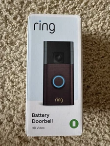Ring Battery Doorbell | Home or business security with Head-to-Toe Video, Bronze - Picture 1 of 6