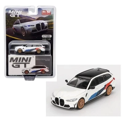 BMW M3 Touring - M Performance - alpine white - MiJo - Mini GT 1:64