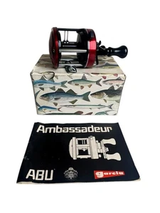 Vintage ABU Garcia Ambassadeur 2000 Casting Reel With Box And Instructions - Picture 1 of 21