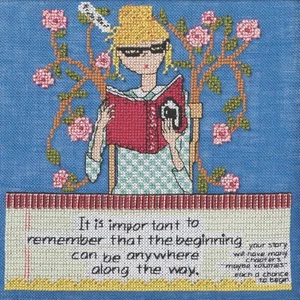 Anfang Perlen Kreuzstich Set Curly Girl 2025 Mill Hill CG302511 - Bild 1 von 2