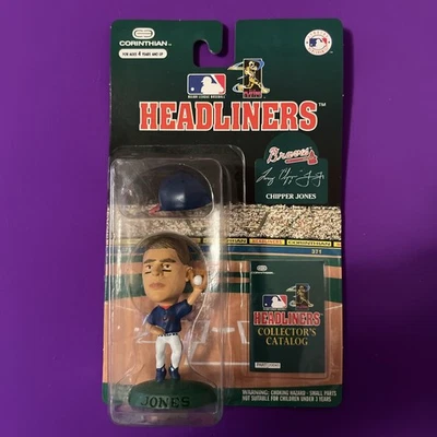 Nueva figura sellada 1996 Headliners Chipper Jones, Atlanta Braves MLB béisbol 3" Foto 1 de 4