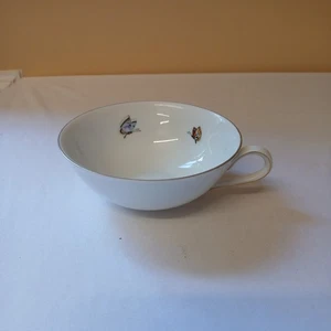 Teetasse HEINRICH PORZELLAN  Schmetterling ANMUT Dekor Sommer Weiß - Bild 1 von 3