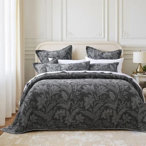 Bianca Maidstone Bedspread Set Grey - Picture 1 of 9