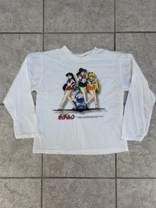 Vintage 1992 Sailor Moon MÄDCHEN GRÖSSE 12 Langarmshirt Anime Manga Promo Kinder - Bild 1 von 7