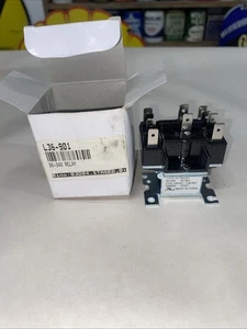White Rodgers Relay 24VAC Coil DPDT 1/2 HP 125/250Vac, L36-901, 90-340, 91-901 - Picture 1 of 5