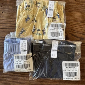 J.Crew Cotton Boxers Shorts Size XS Bundle Lot Of 3 New In Package - Picture 1 of 5