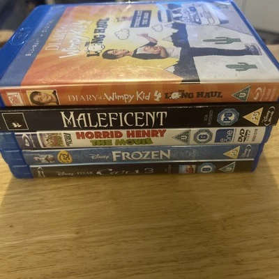 Bundle of 5 Children's/Family Animation Blu-Ray Disc DVD's #CS - Image 1 of 3