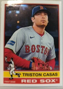 2025 Topps Heritage Triston Casas Chrome - Picture 1 of 2