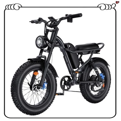 IM-J1 Bicicleta Elétrica Peak 48V/15.6Ah 20*4" Pneus 1000w e Bicicleta E Bicicleta 28 MPH - Imagem 1 de 4