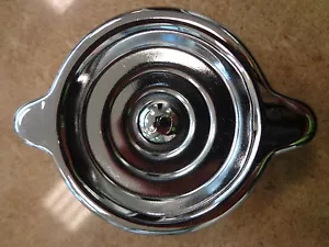 6 CYLINDER V8 ROCKER COVER OIL CAP ***ORIGINAL WITH "S" **TRIPLE CHROME PLATED** - Picture 1 of 9