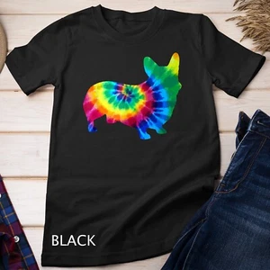 Camiseta Corgi Tie Dye De Colección Perro Hippie Corgi Mamá Papá Unisex - Imagen 1 de 12