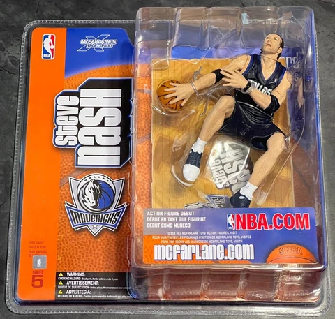 Steve Nash Dallas Mavericks McFarlane Series 5 NEW Factory Sealed FAST SHIPPING Cover