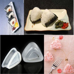 1 Set Triangle Sushi Mold Rice Ball Maker Cake Press Mold Maker Kitchen DIY - Picture 1 of 4