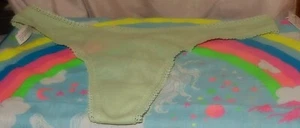NWT ON GOSSAMER HIP G MESH THONG MEADOW GREEN SMALL/MEDIUM S/M (4-6) - Picture 1 of 2
