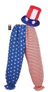 Captain Spaulding USA Clown Pants Kit Circus Horror Movie Halloween Fancy Dress - Picture 1 of 3