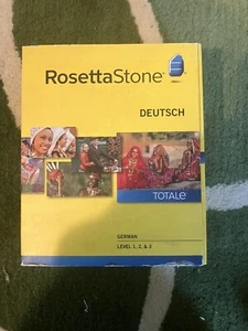 Rosetta Stone Deutsch German Levels 1, 2 and 3 (CDs) - Picture 1 of 2