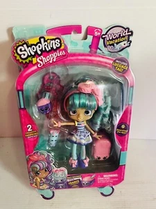 Shopkins Shoppies Doll Macy Macaroon Visits France World Vacation Brand New - Picture 1 of 10