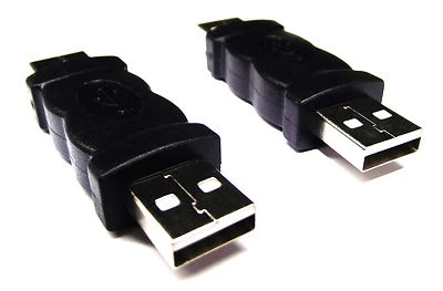 From OZ Quality 2PC USB Male to USB Male 2.0 Spec Adaptor Connector Changer +FP! - Image 1 of 4