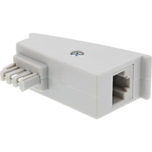 InLine TAE-F DSL Adapter | TAE-F Stecker auf RJ45 Buchse | 8P2C für Fritzbox - Bild 1 von 1