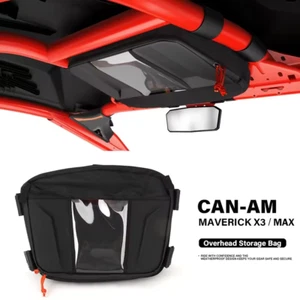 For Can-Am Maverick X3 MAX Overhead Storage Bag Center Roof Top Bag Tool Bag - Picture 1 of 9