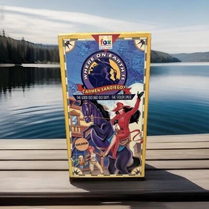 Where On Earth Is Carmen Sandiego VHS 1995 Fox Kids Video Stolen Smile Movie - Picture 1 of 3