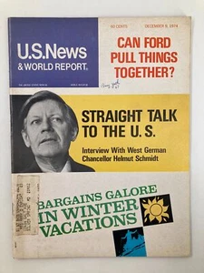 US News & World Report Magazine December 9 1974 Interview with Helmut Schmidt - Picture 1 of 2