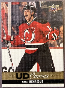 2013-14 Upper Deck Canvas #C18 Adam Henrique New Jersey Devils - Picture 1 of 1