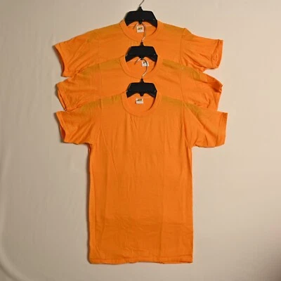 Vintage Russell Athletic Gold T-Shirts Size S - Lot of 3 - 4128 - 36 - Image 1 of 4