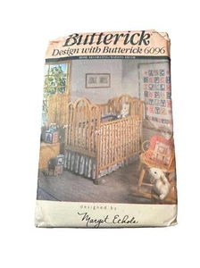"Alphabet Baby Accessories" ©1992 Butterick Sewing Craft Pattern # 6096 UNCUT - Picture 1 of 2