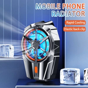 Universal Mobile Phone Radiator Cell Phone Cooler Portable Phone Cooling Fan - Zdjęcie 1 z 25