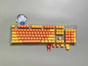 104pcs Mechanical Keyboard Keycaps Set OEM Backlit Two-Color ABS Purple Key Cap - Picture 1 of 40