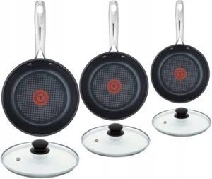 Padelle TEFAL DUETTO con coperchio 20/24/28 cm NUOVE!!!! - Foto 1 di 2